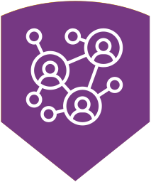 icone personnes violet